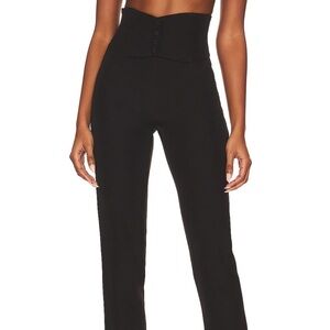 Bardot black corset pants from REVOLVE